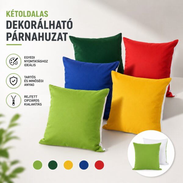 PRÉMIUM SZUBLIMÁLHATÓ PÁRNAHUZAT - TÖBB SZÍNBEN - Image 8