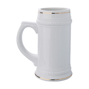 SZUBLIMÁLHATÓ SÖRÖS KORSÓ ARANYOZOTT PEREMMEL