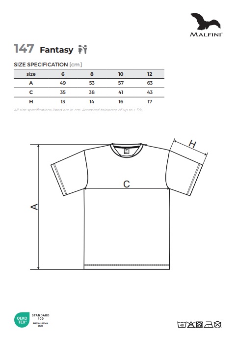 MALFINI Fantasy szublimálható póló - gyerek - Image 4