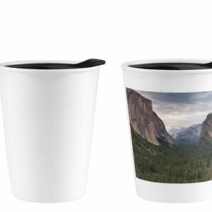 SZUBLIMÁLHATÓ SZIMPLA FALÚ KERÁMIA UTAZÓ BÖGRE