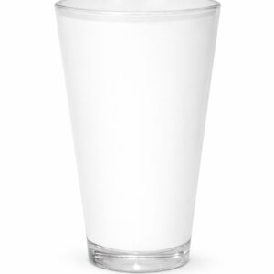 Üveg latte pohár 450ml, 17oz részben szublimálható felülettel