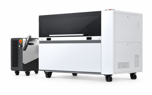 Gweike 1390 5IN1 – 1200W FIBER + 130W CO₂ lézervágó, lézerhegesztő, lézergravírozó