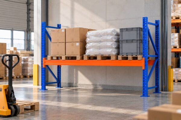 Raktári raklapos állvány 1500 kg/szint – 1 gerendaszint - Image 3